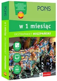 Hiszpański w 1 miesiąc z 3 tablicami językowymi i kursem online Taniej