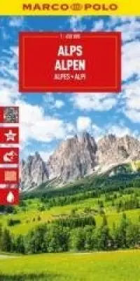 Mapa drogowa Alpy 1:650 000 Oferta limitowana