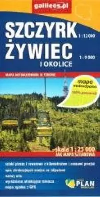 Kup online Mapa wodoodporna - Szczyrk, Żywiec i okolice
