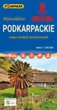 Mapa atrakcji turystycznych Podkarpackie Szybka dostawa