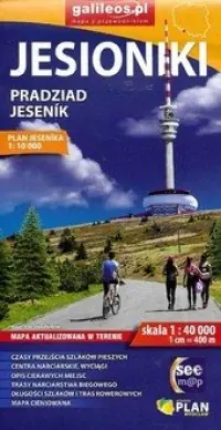 Tylko dziś Jesioniki - Pradziad - mapa 2025