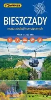 Mapa atrakcji tur. - Bieszczady 1:100 000 w.2025 Hit cenowy
