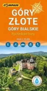 Mapa turystyczna - Góry Złote laminowana Cena promocyjna