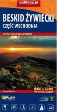 Mapa - Beskid Żywiecki cz. wszchodnia 1:25 000 Cena promocyjna