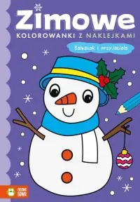 Wybór klientów Zimowe kolorowanki z naklejkami Bałwanek i przyjaciele
