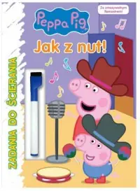 Hit cenowy Peppa Pig. Zadania do ścierania. Jak z nut!