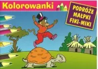 Hit sprzedaży Kolorowanki podróże małpki Fiki-Miki. Żółw