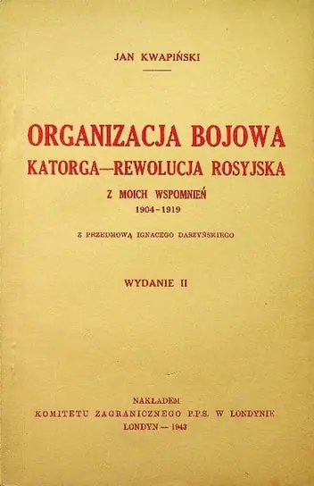 Zamów teraz Organizacja Bojowa Katorga Rewolucja Rosyjska 1943 r.