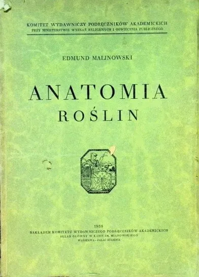 Oferta Anatomia Roślin 1938 r.