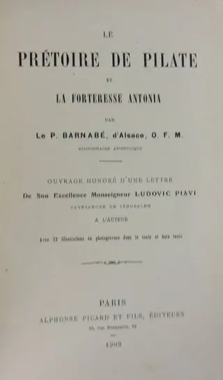 Wyjątkowa oferta Le pretoire de pilate, 1902 r.