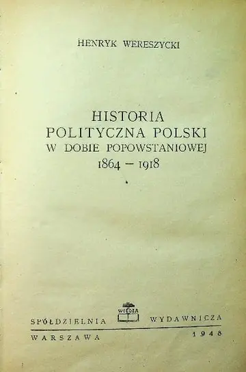 Ekspresowa dostawa Historia polityczna Polski w dobie popowstaniowej 1948 r.