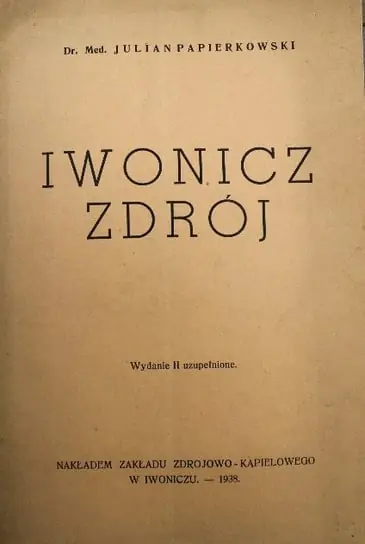 Iwonicz Zdrój 1938 r. Rabat
