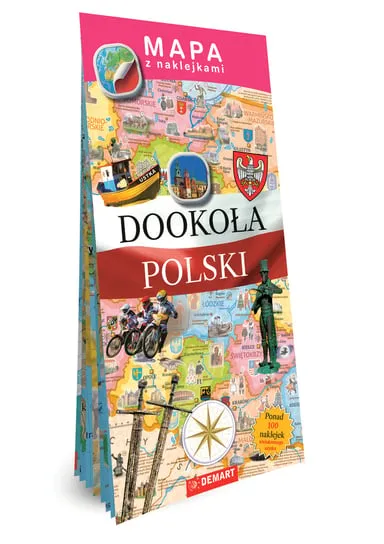 Dodaj do koszyka Mapy z naklejkami. Dookoła Polski