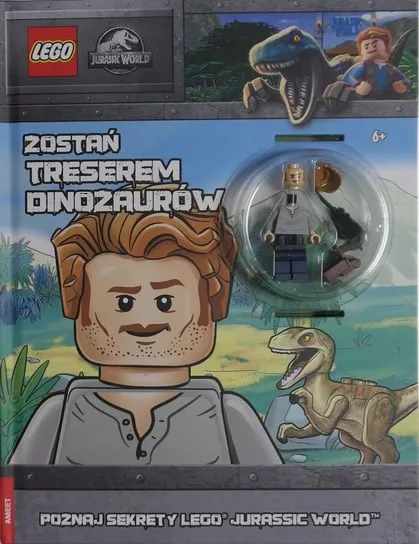 Lego Zostań treserem dinozaurów KSIĄŻECZKA JURASSIC WORLD + figurka tw.opr Łatwy zwrot