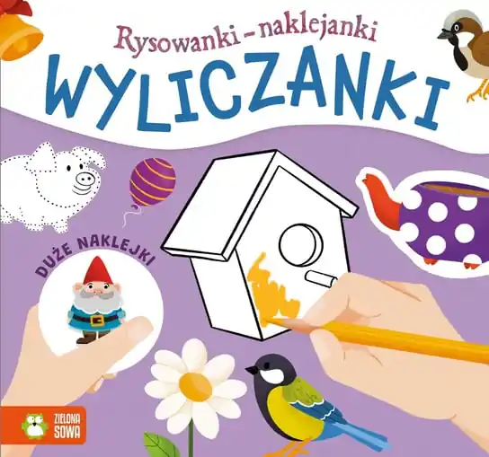 Szybka dostawa Wyliczanki. Rysowanki-naklejanki