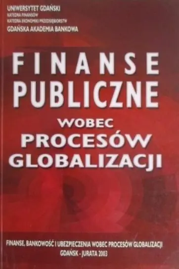 Oferta czasowa Finanse publiczne wobec procesów globalizacji