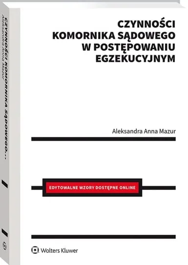 Czynności komornika sądowego w postępowaniu egzekucyjnym Kup online