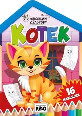 KOLOROWANKI Z ZAGRODY. KOTEK Wysoka jakość