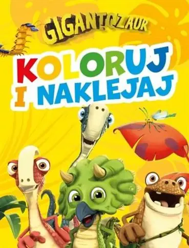 KOLORUJ I NAKLEJAJ! GIGANTOZAUR Darmowy zwrot