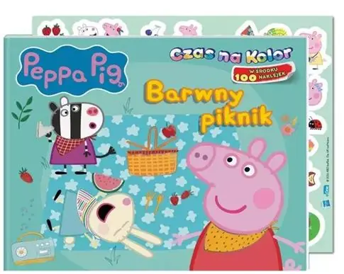 PEPPA PIG. CZAS NA KOLOR. BARWNY PIKNIK Wysoka jakość