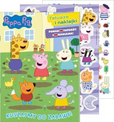 Ostatnie sztuki PEPPA PIG. PEPPA PIG. TATUAŻE I NAKLEJKI. RUSZAJMY