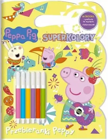 PEPPA PIG. SUPERKOLORY CZ. 5 PRZEBIERANKI PEPPY Darmowa dostawa