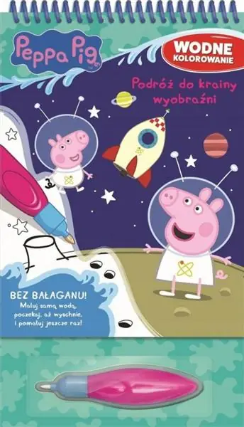 Dodaj do koszyka PEPPA PIG. WODNE KOLOROWANIE 5. PODRÓŻ DO KRAINY