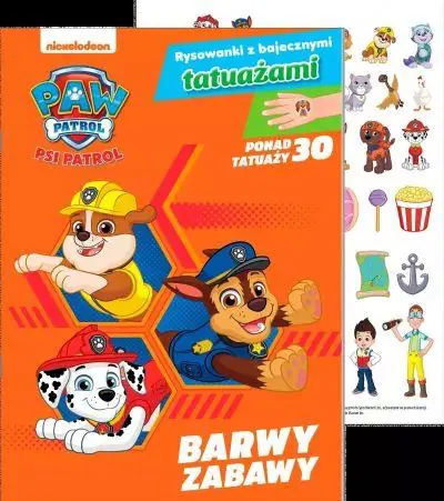 PSI PATROL. RYSOWANKI Z BAJECZNYMI TATUAŻAMI CZ. 2 Ekspresowa dostawa