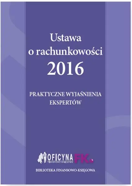 USTAWA O RACHUNKOWOŚCI 2016 PRAKTYCZNE WYJAŚNIENIA Obniżka ceny