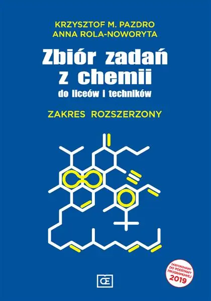 Nowy ZBIÓR ZADAŃ Z CHEMII DO LICEUM I TECHNIKUM