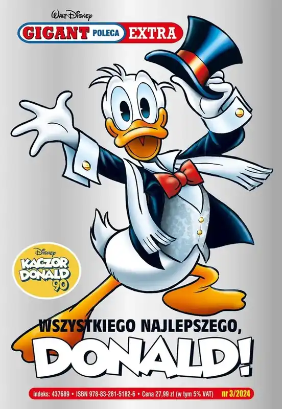 Darmowy zwrot Wszystkiego najlepszego Donald. Tom 3/2024. Gigant Poleca Extra