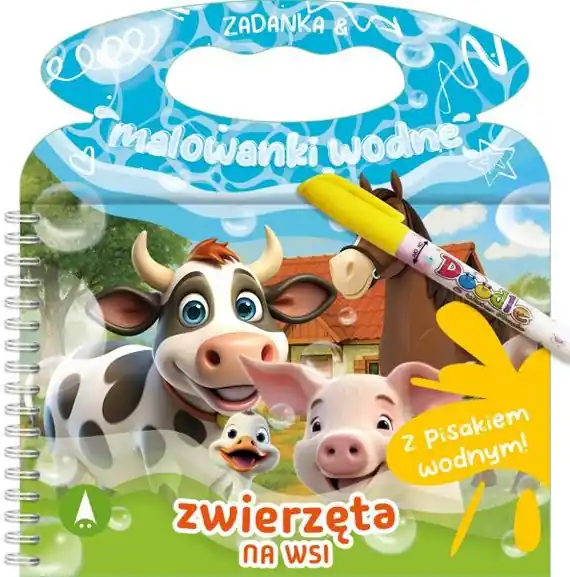 Niska cena Zwierzęta na wsi. Zadanka & malowanki wodne