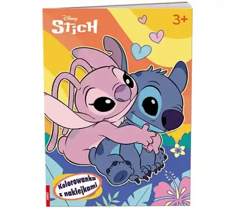 Stich. Kolorowanka z Naklejkami Taniej