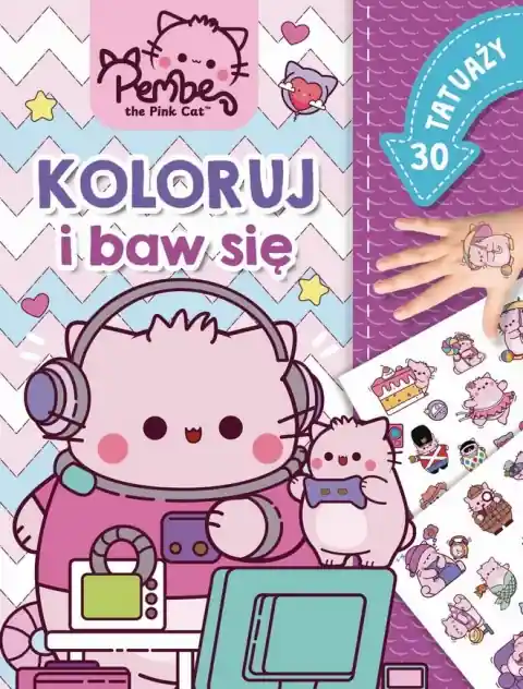 Pembe. Koloruj i baw się. Ponad 30 tatuaży. Nowość