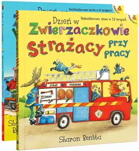 Pakiet: Dzień w Zwierzaczkowie: Strażacy przy pracy / Wyruszamy pociągami z Kocurkami Oferta limitowana