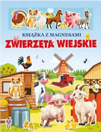 Zwierzęta wiejskie Książka z magnesami - Jarek Żukowski Dostępne od ręki