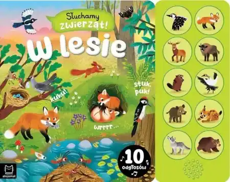 Słuchamy zwierząt! W lesie. 10 odgłosów - Agnieszka Bator Premium