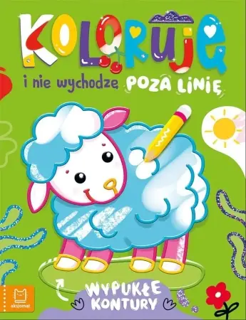 Zamów dziś Koloruję i nie wychodzę poza linię - z owieczką - Anna Podgórska