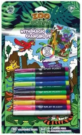 Hit cenowy Książeczka z magicznymi mazakami Safari - Praca zbiorowa