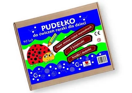 Pudełko do ćwiczeń rączki dla dzieci - Agnieszka Wileńska Tani
