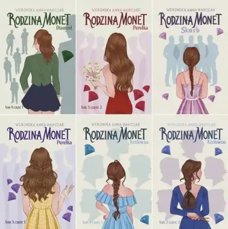 Dodaj do koszyka Pakiet Diament Rodzina Monet T. 1-4 Cz.1 W.Marczak - Weronika Marczak