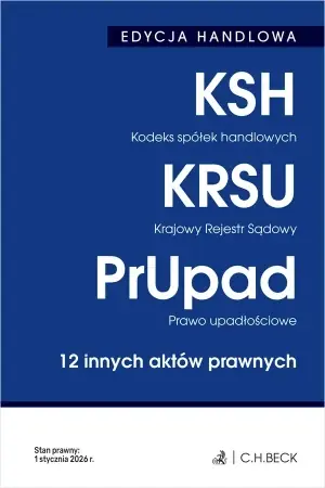 Kodeks spółek handlowych Krajowy Rejestr Sądowy... - praca zbiorowa Taniej