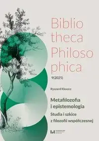 Wyjątkowa oferta Metafilozofia i epistemologia - Ryszard Kleszcz
